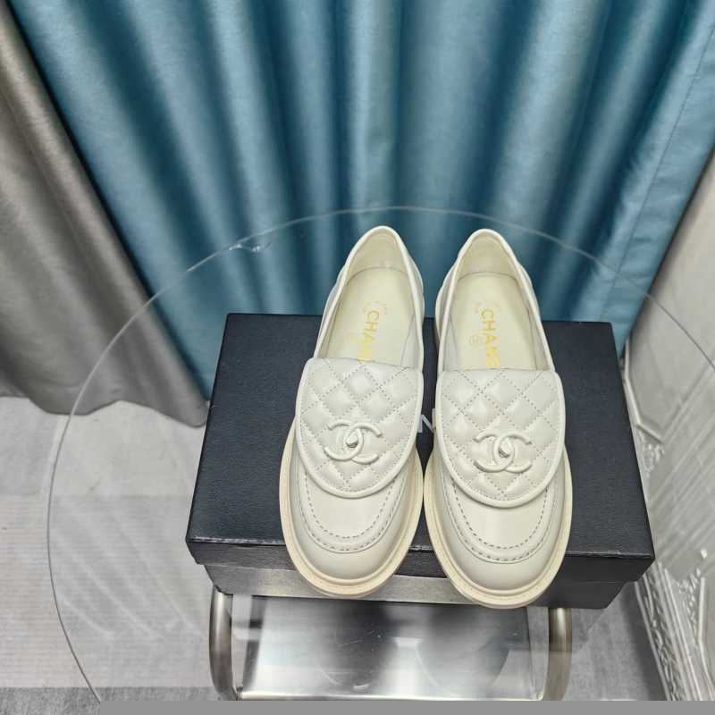 Ch*el leather shoes